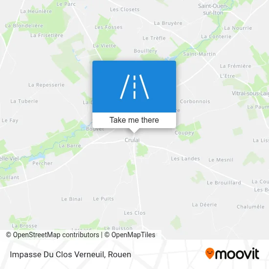 Impasse Du Clos Verneuil map