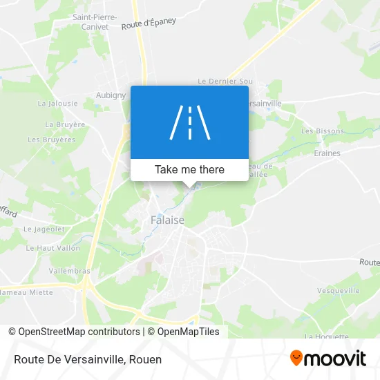 Route De Versainville map