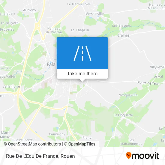 Rue De L'Ecu De France map