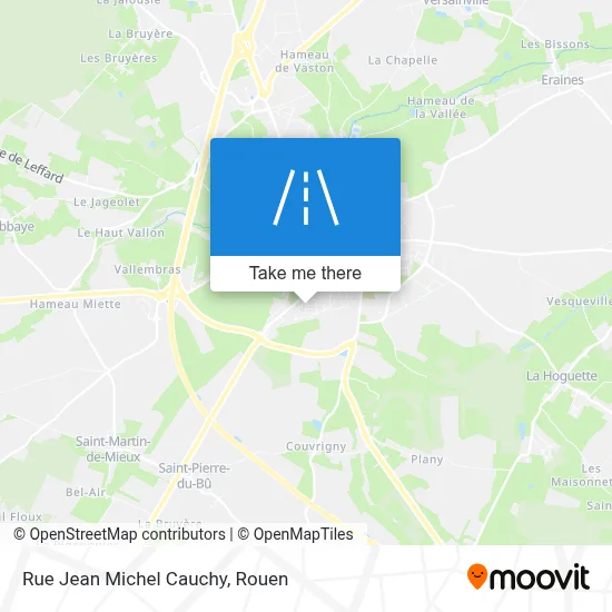Rue Jean Michel Cauchy map