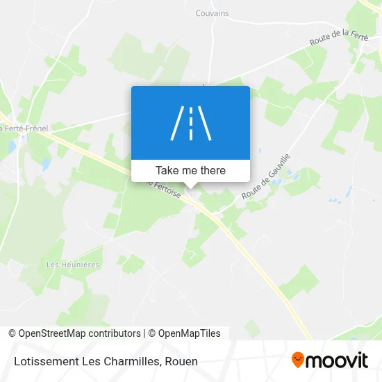 Mapa Lotissement Les Charmilles