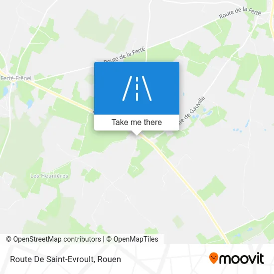 Route De Saint-Evroult map
