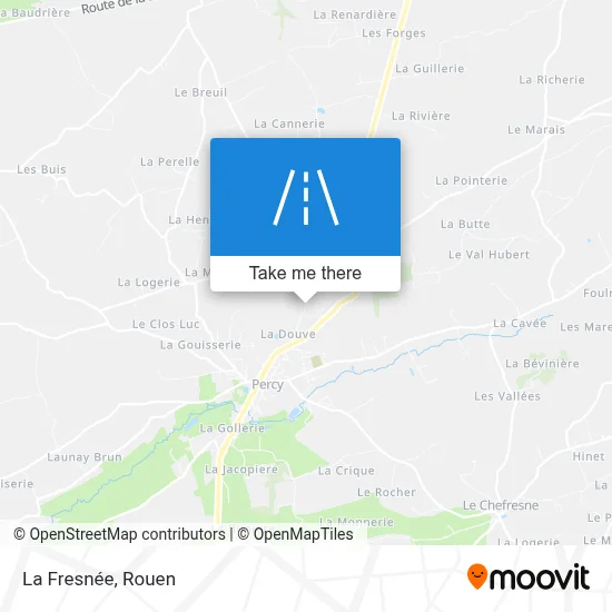 La Fresnée map