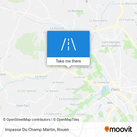 Impasse Du Champ Martin map