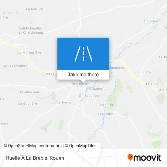 Mapa Ruelle À La Brebis