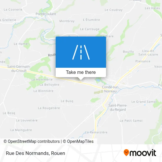 Rue Des Normands map