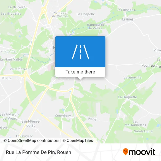 Rue La Pomme De Pin map