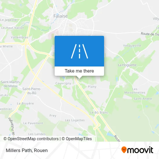 Chemin Des Meuniers map
