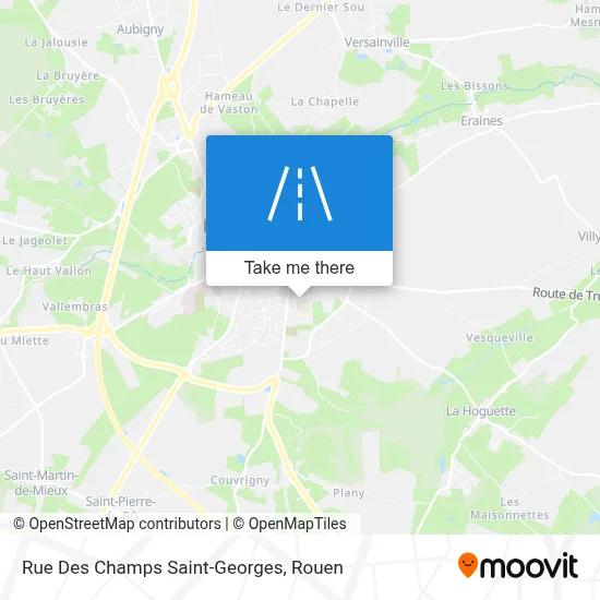 Rue Des Champs Saint-Georges map