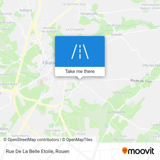 Mapa Rue De La Belle Etoile