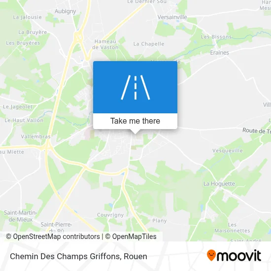 Chemin Des Champs Griffons map