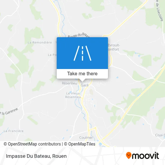 Impasse Du Bateau map