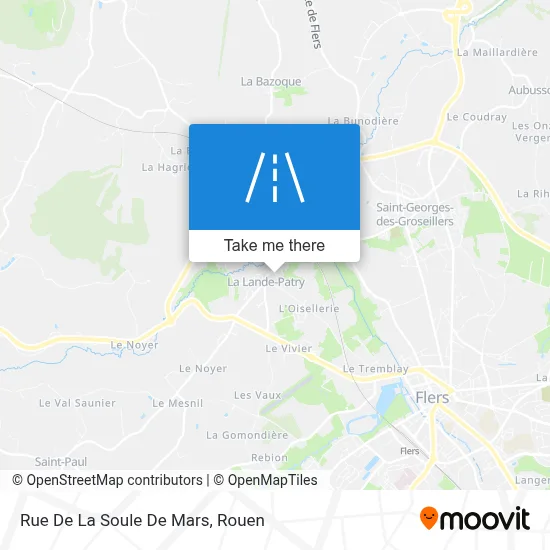 Rue De La Soule De Mars map