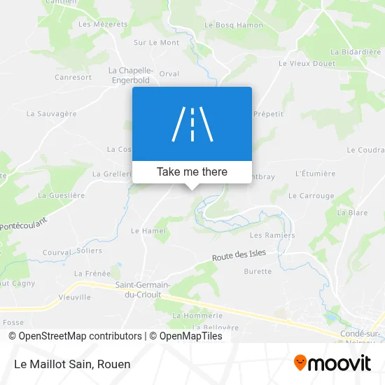 Le Maillot Sain map