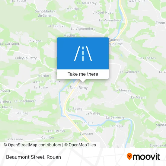 Rue De Beaumont map