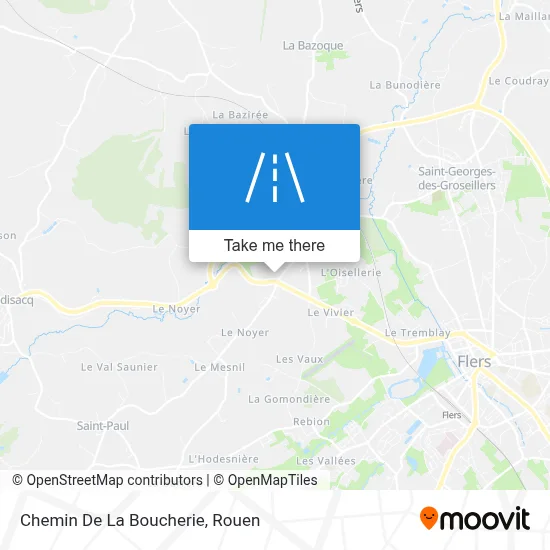 Chemin De La Boucherie map