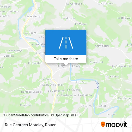 Rue Georges Moteley map