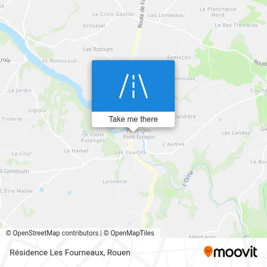 Résidence Les Fourneaux map