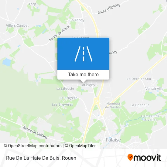 Rue De La Haie De Buis map