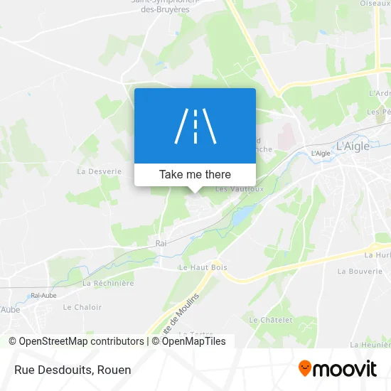 Rue Desdouits map