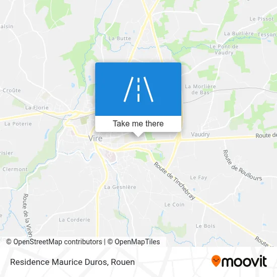Residence Maurice Duros map