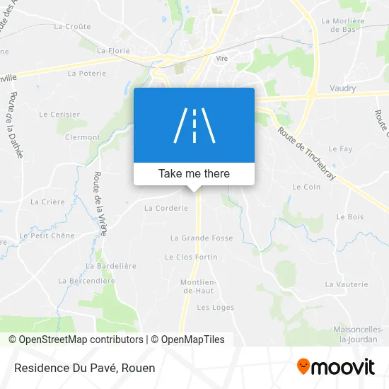Residence Du Pavé map