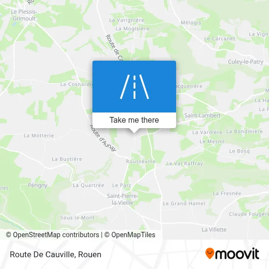 Route De Cauville map