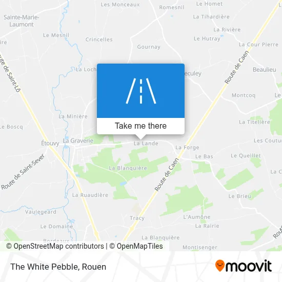 Le Blanc Caillou map