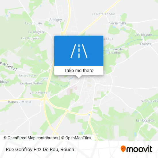 Rue Gonfroy Fitz De Rou map