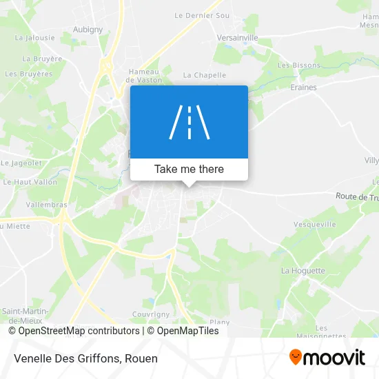 Venelle Des Griffons map