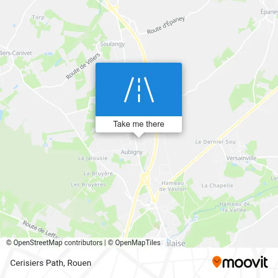 Chemin Des Cerisiers map