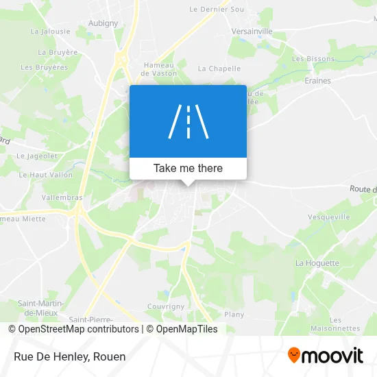 Rue De Henley map
