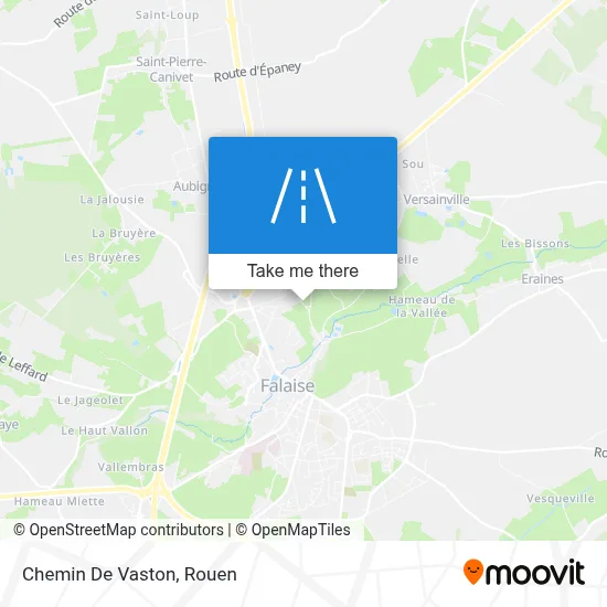 Mapa Chemin De Vaston