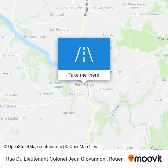 Rue Du Lieutenant-Colonel Jean Giovannoni map