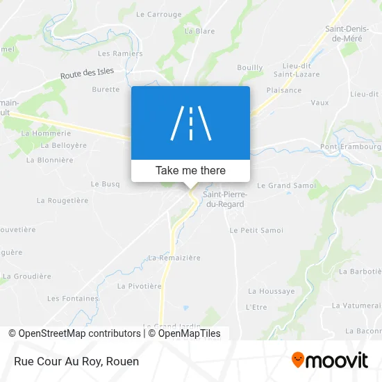 Rue Cour Au Roy map