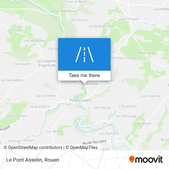 Le Pont Asselin map