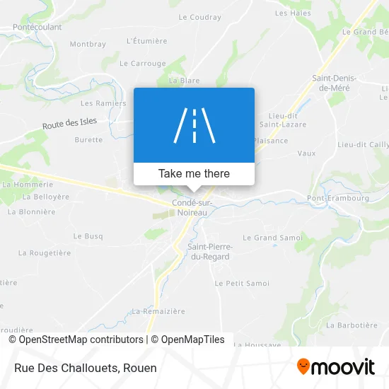 Rue Des Challouets map