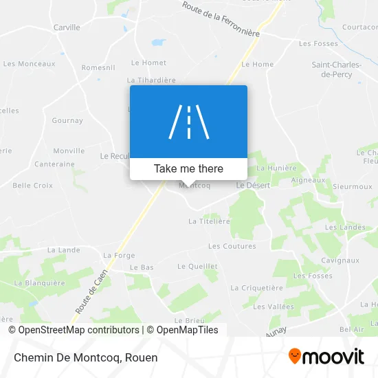 Chemin De Montcoq map