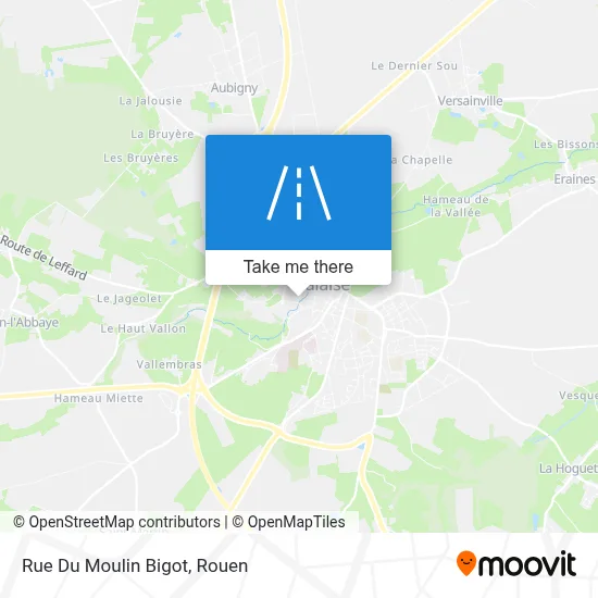 Rue Du Moulin Bigot map