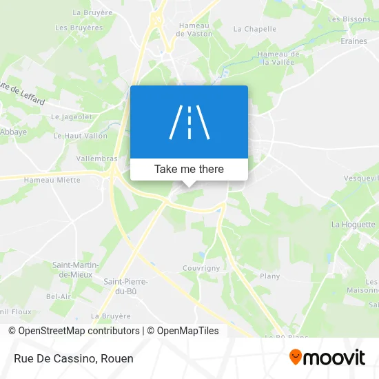 Rue De Cassino map