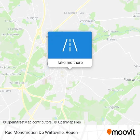Rue Monchrétien De Watteville map
