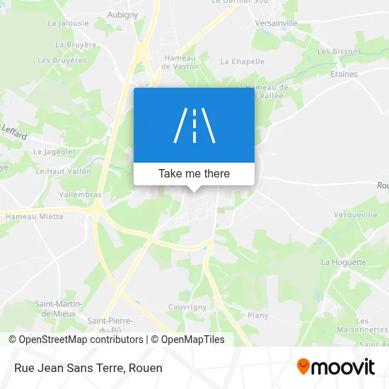 Rue Jean Sans Terre map