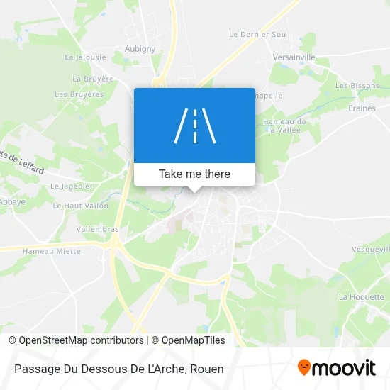Passage Du Dessous De L'Arche map