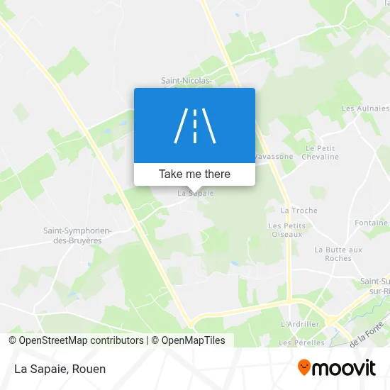 La Sapaie map