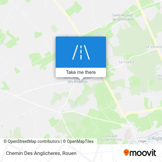 Mapa Chemin Des Anglicheres