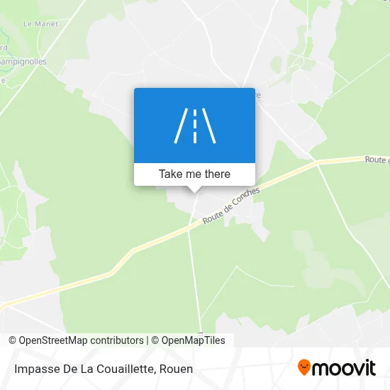 Impasse De La Couaillette map
