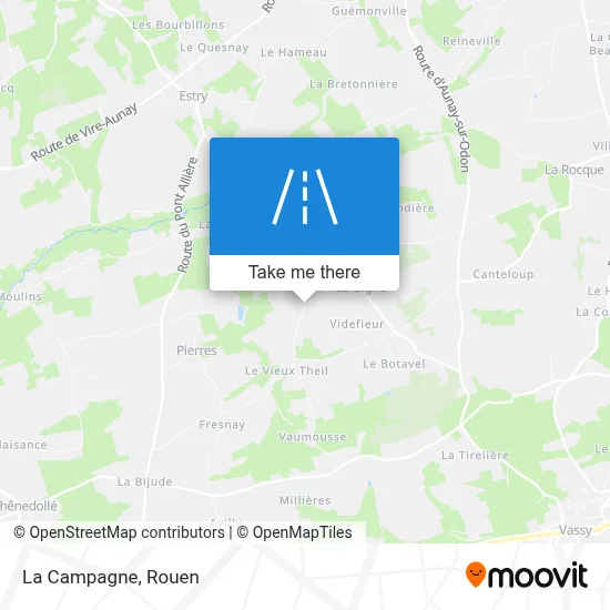 La Campagne map
