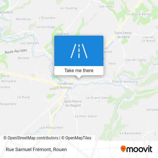 Mapa Rue Samuel Frémont