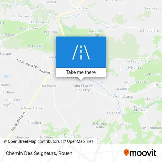 Chemin Des Seigneurs map