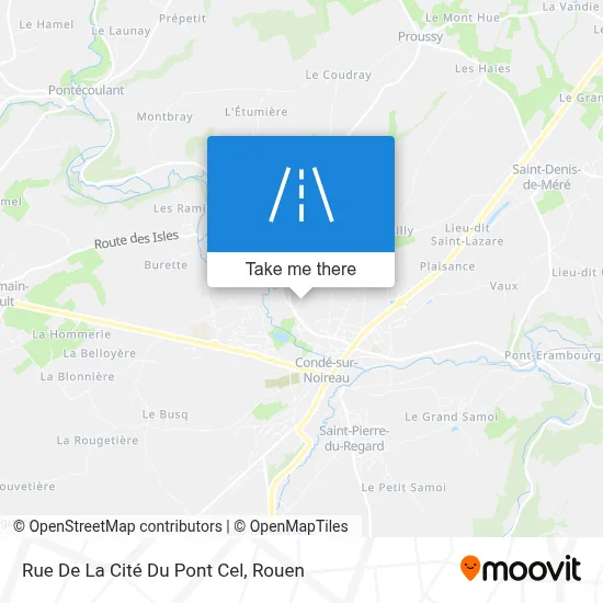 Rue De La Cité Du Pont Cel map